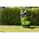 Carriola autotrattata Greenworks 40V 100 kg per giardino