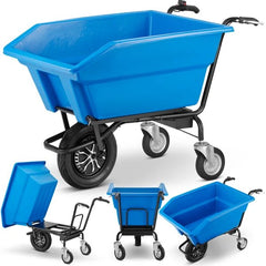 Carriola elettrica KEA-230 300 L 300 kg con benna ribaltabile - immagine 4
