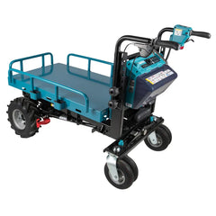 Carriola professionale Makita LXT 18Vx2 per trasporto intensivo - immagine 4