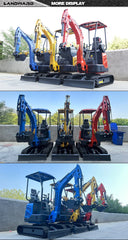 Mini escavatore 1,8 t compatto per scavi e paesaggistica - immagine 2
