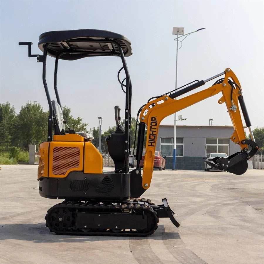Mini escavatore cingolato 1 t compatto per giardino e cantiere