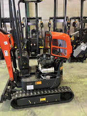 Mini escavatore Kubota 1200 kg con cingoli retrattili 74 cm - immagine 2