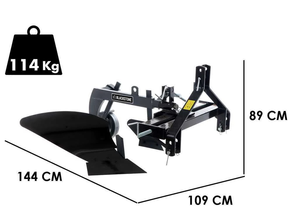 Aratro BlackStone B-BPS 35 per trattore compatto - immagine 22