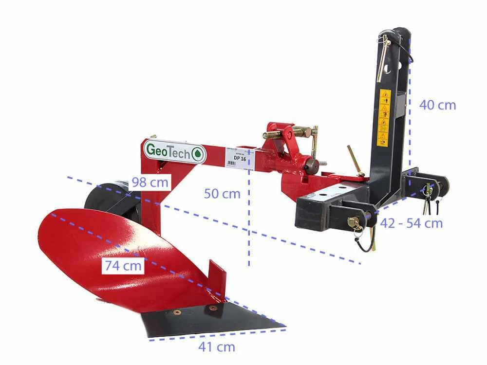 Aratro Geotech DP16 a versoio corto per trattore - immagine 38