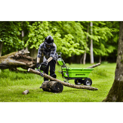 Carriola autotrattata Greenworks 40V 100 kg per giardino - immagine 3