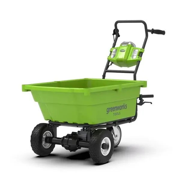 Carriola autotrattata Greenworks 40V 100 kg per giardino - immagine 6
