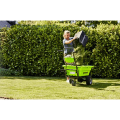 Carriola autotrattata Greenworks 40V 100 kg per giardino