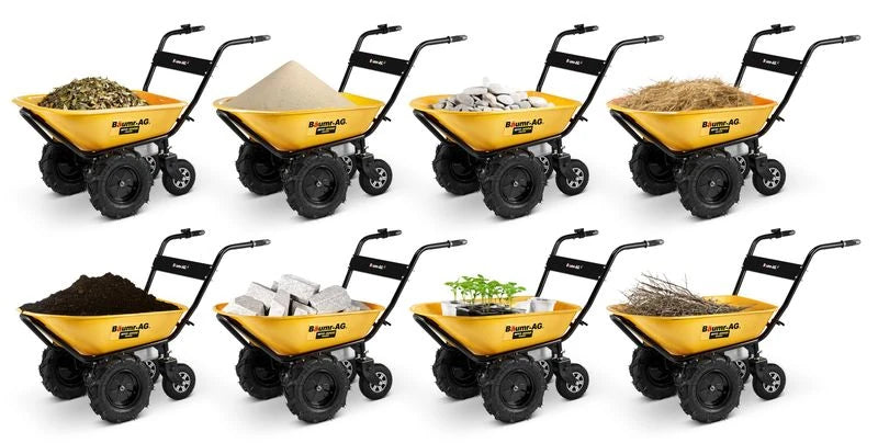Carriola elettrica BPR-800E 100 L 260 kg potente e maneggevole - immagine 9
