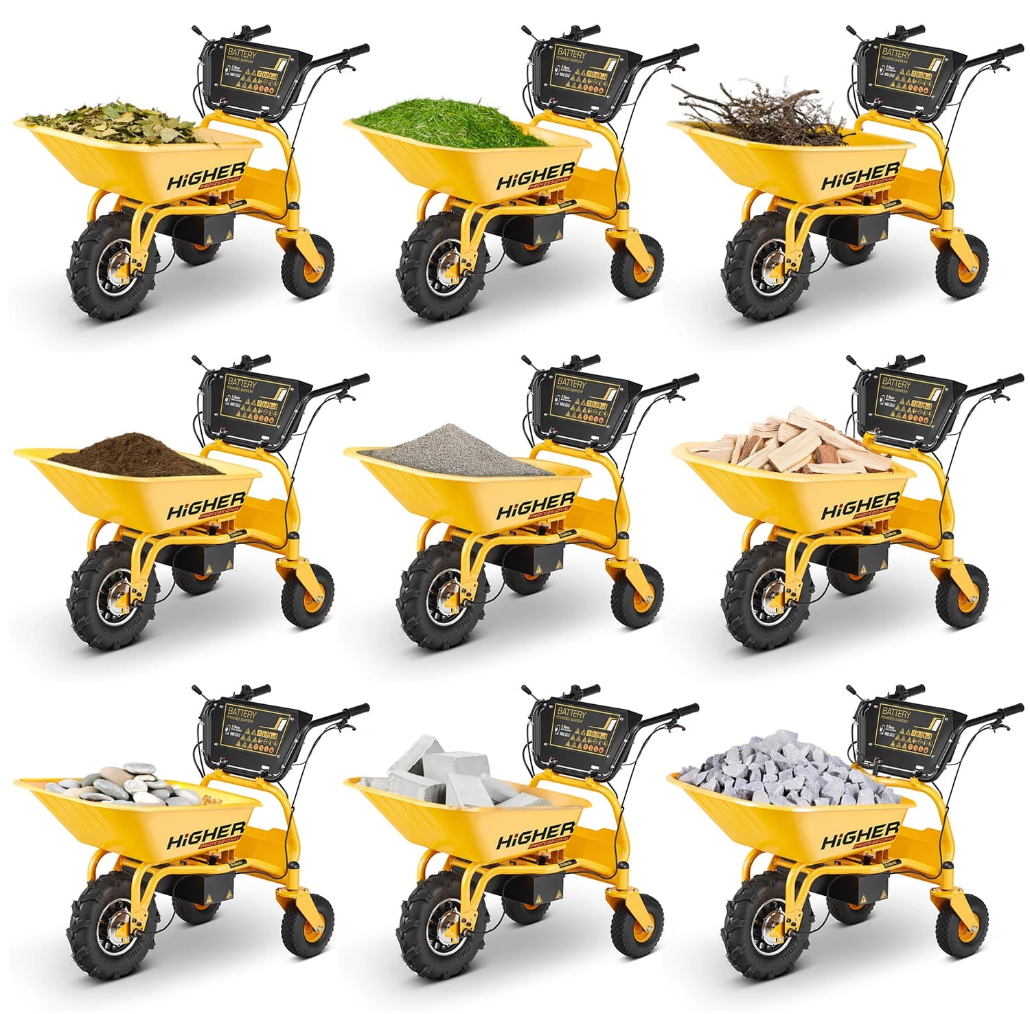 Carriola elettrica Higher 500W per trasporto rapido e pulito - immagine 14