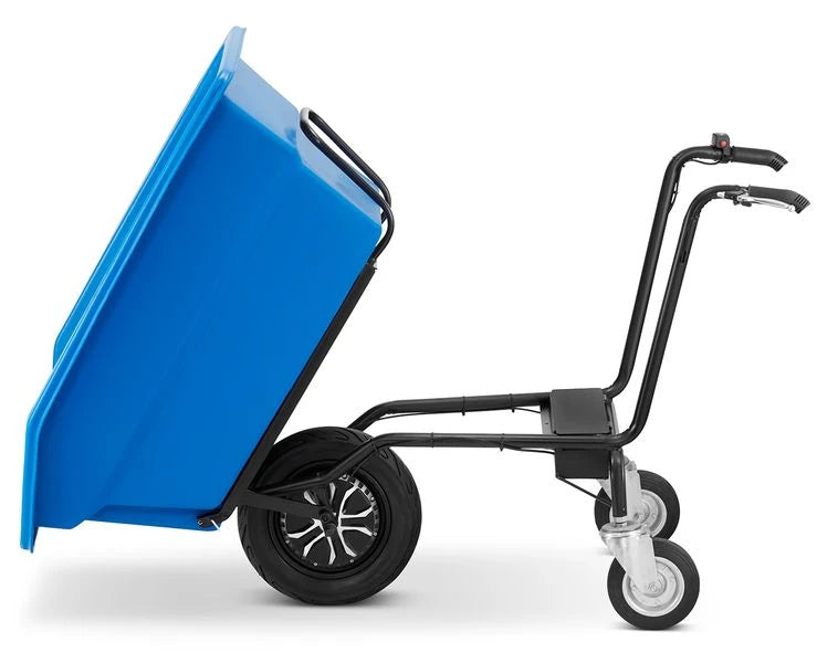 Carriola elettrica KEA-230 300 L 300 kg con benna ribaltabile - immagine 13