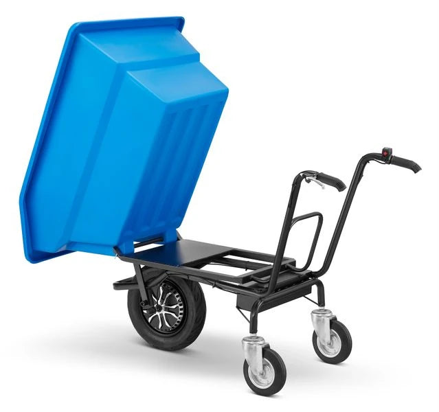 Carriola elettrica KEA-230 300 L 300 kg con benna ribaltabile - immagine 17
