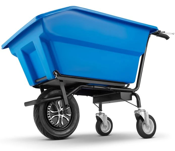 Carriola elettrica KEA-230 300 L 300 kg con benna ribaltabile - immagine 2