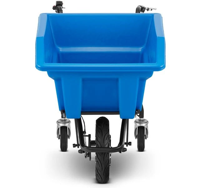 Carriola elettrica KEA-230 300 L 300 kg con benna ribaltabile - immagine 3