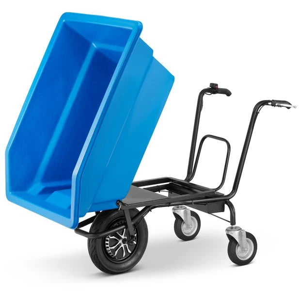 Carriola elettrica KEA-230 300 L 300 kg con benna ribaltabile - immagine 9