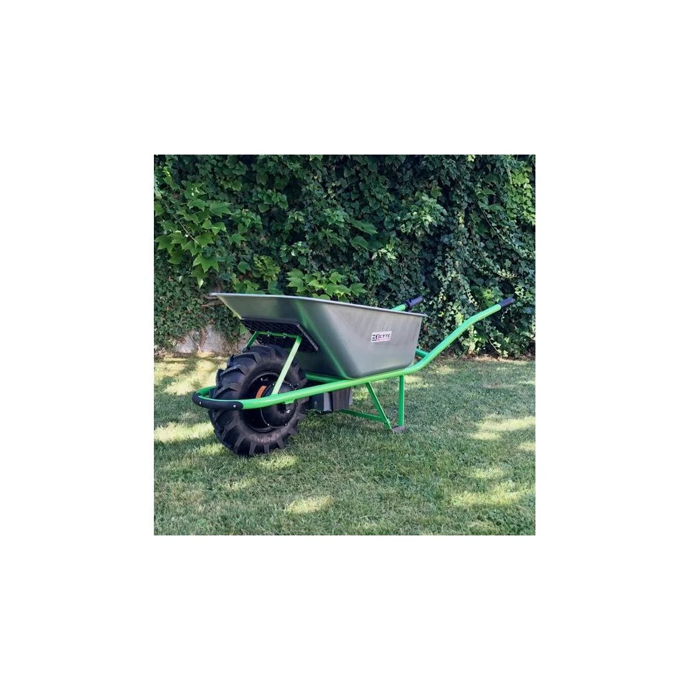 Carriola elettrica Zoette Clas 100-10 verde per giardino - immagine 4