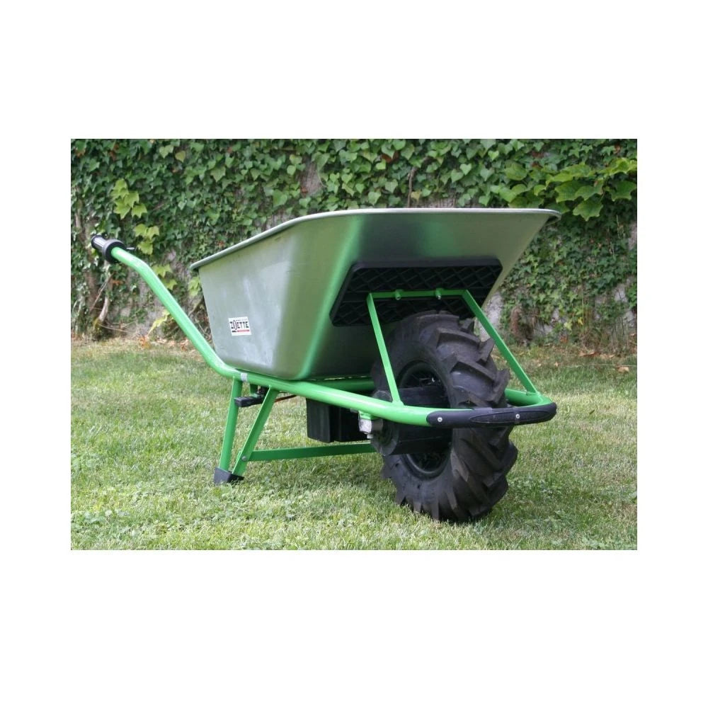 Carriola elettrica Zoette Clas 100-10 verde per giardino - immagine 5