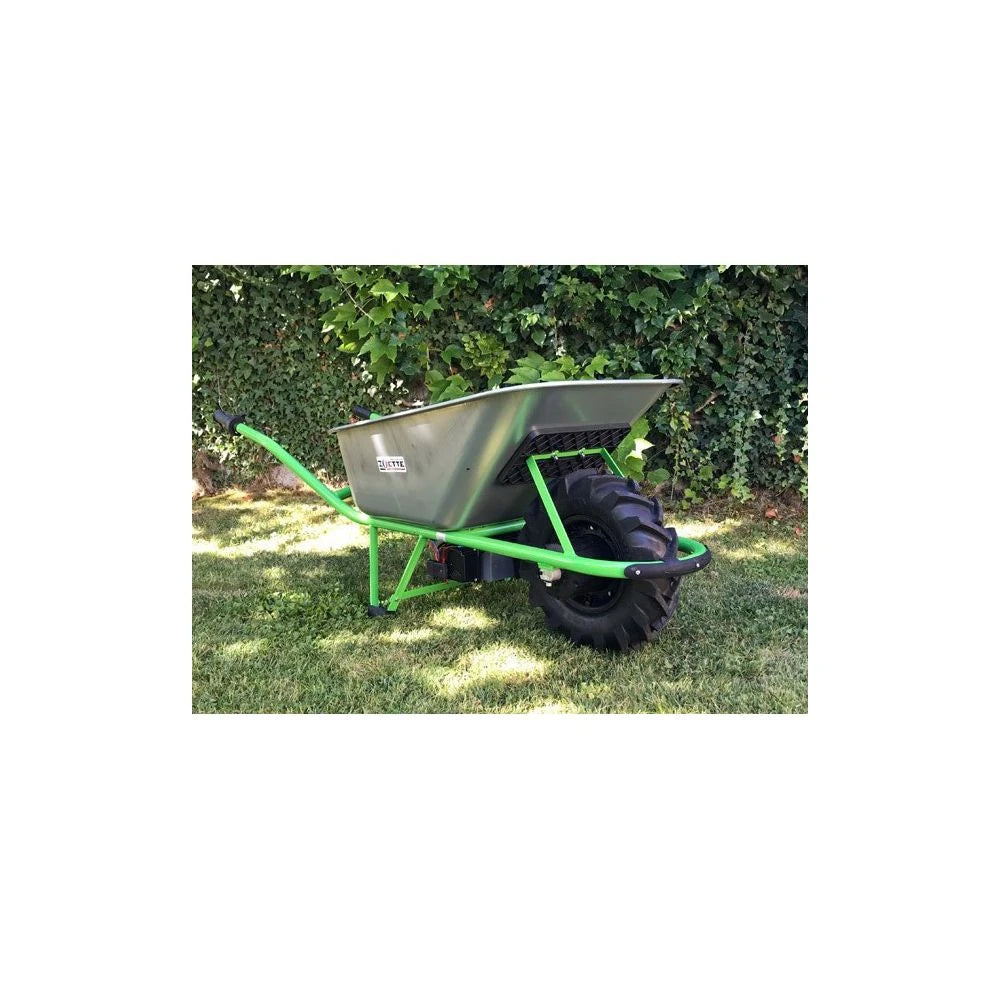 Carriola elettrica Zoette Clas 100-10 verde per giardino - immagine 7