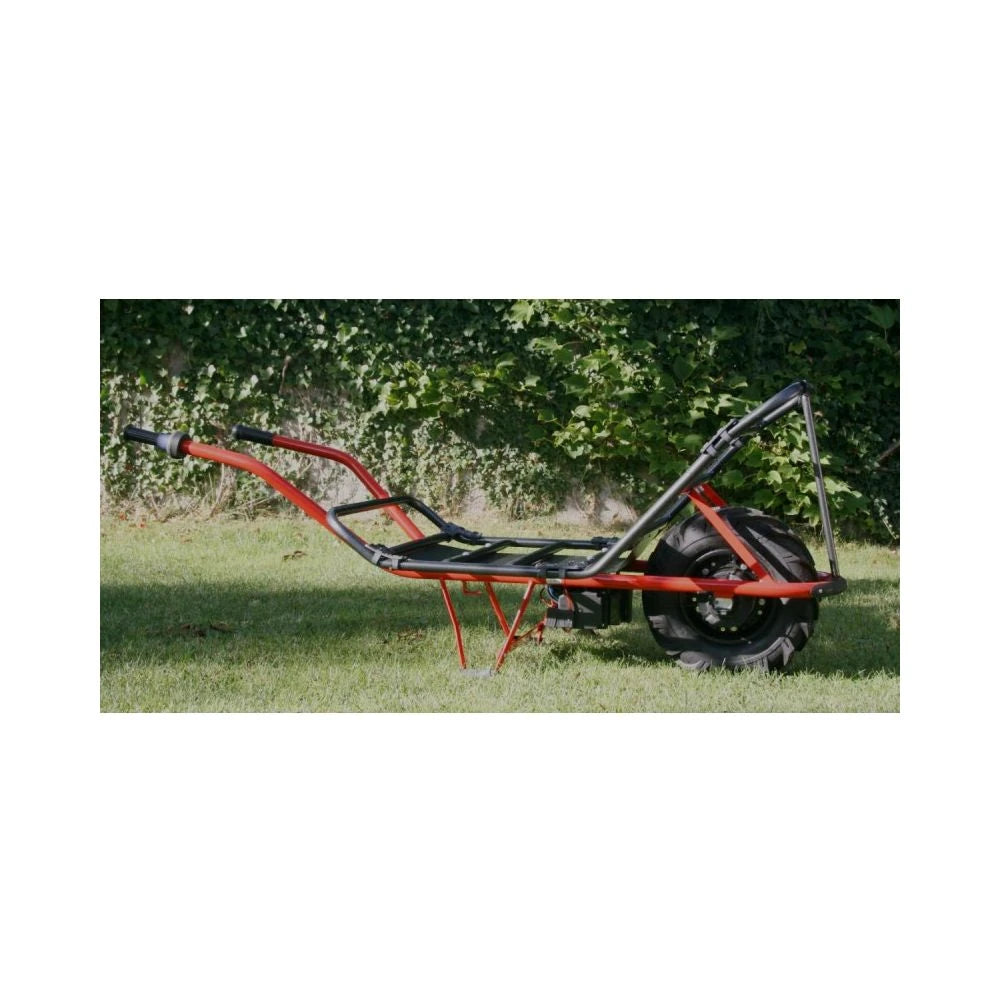 Carriola elettrica Zoette Pro Charrette rossa per lavori pesanti - immagine 3