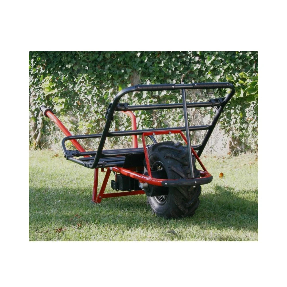 Carriola elettrica Zoette Pro Charrette rossa per lavori pesanti - immagine 4