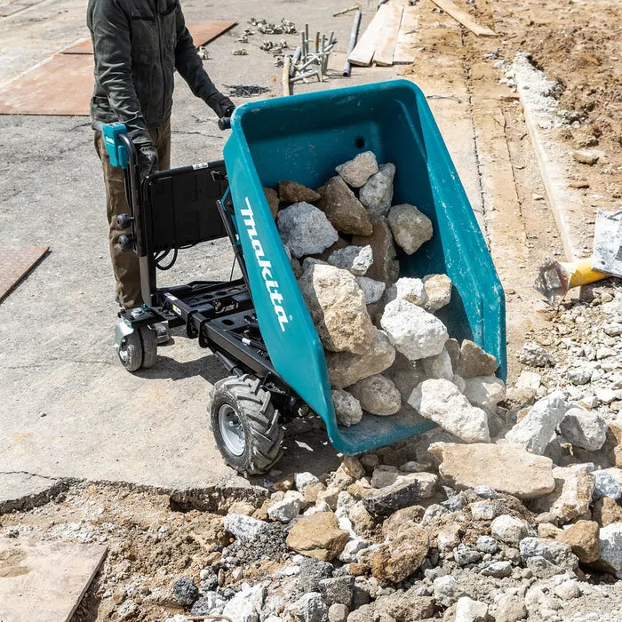 Carriola Makita LXT 18Vx2 ad alta capacità per uso professionale - immagine 4
