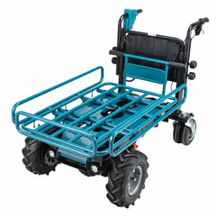 Carriola Makita LXT 18Vx2 per lavori verdi e manutenzione - immagine 2