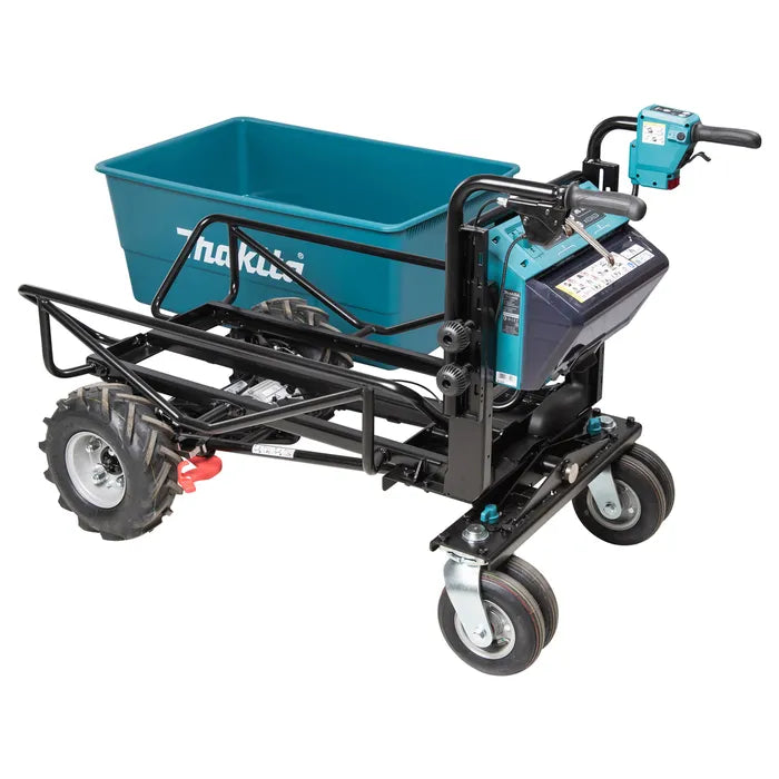 Carriola Makita LXT 18Vx2 robusta per carichi da cantiere - immagine 5