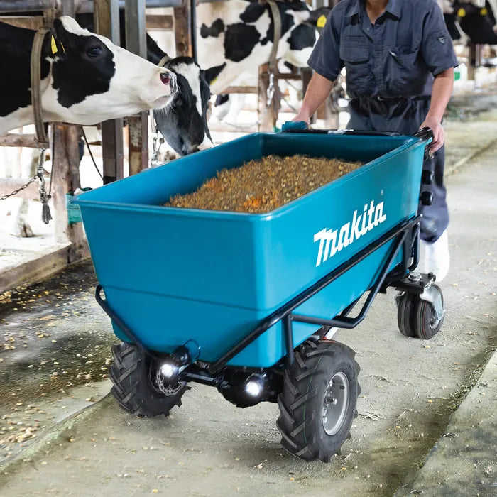 Carriola Makita LXT 18Vx2 robusta per carichi da cantiere - immagine 6