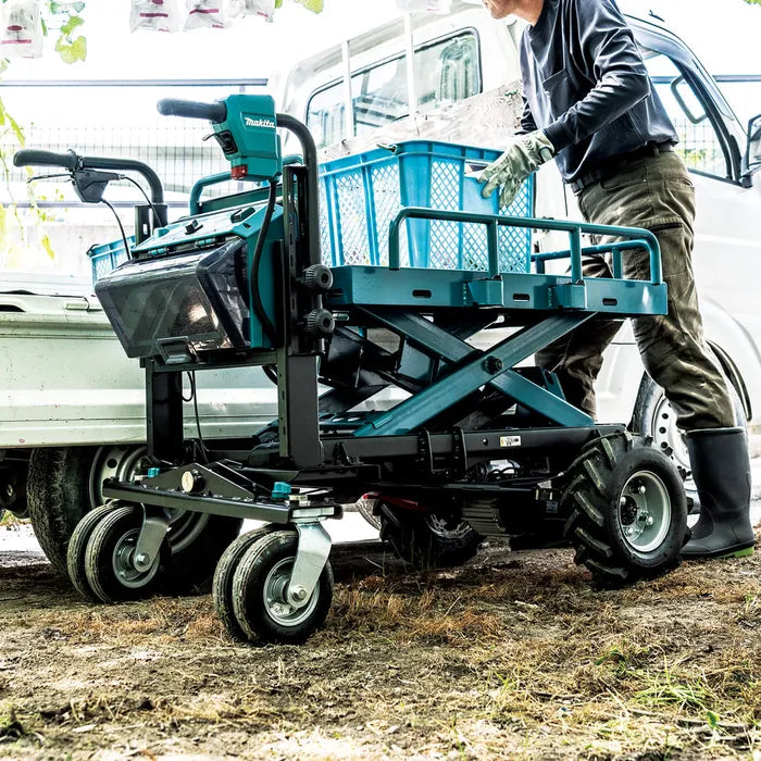 Carriola professionale Makita LXT 18Vx2 per trasporto intensivo - immagine 6