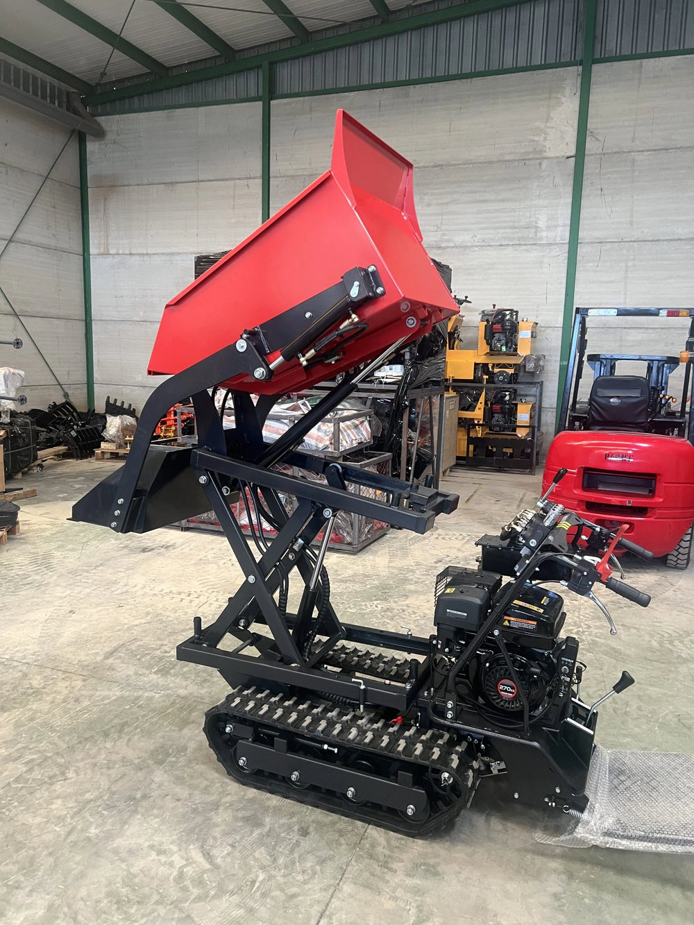 Mini dumper autocaricante 500 kg per trasporto materiali - immagine 16