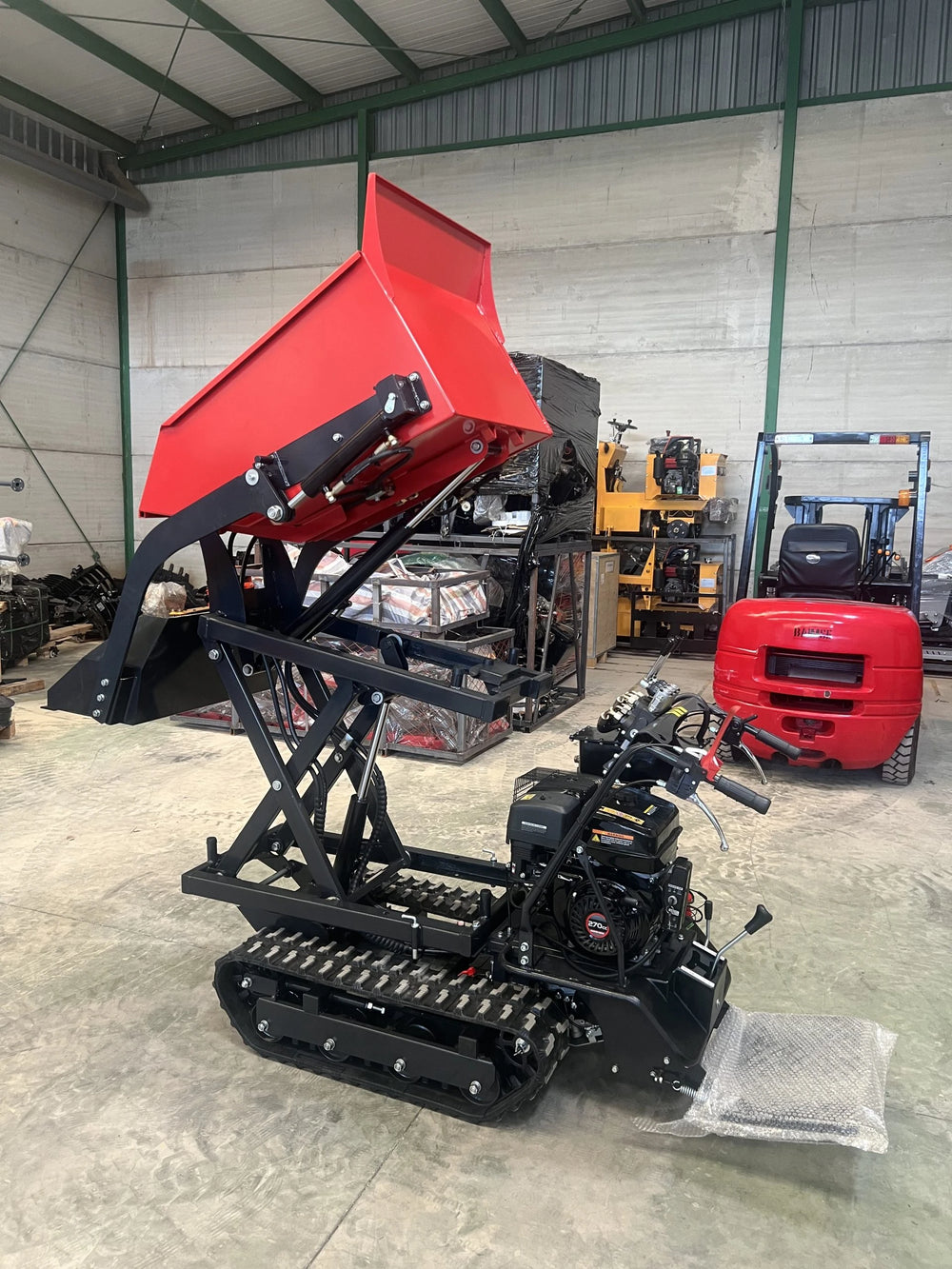 Mini dumper autocaricante 500 kg per trasporto materiali - immagine 17