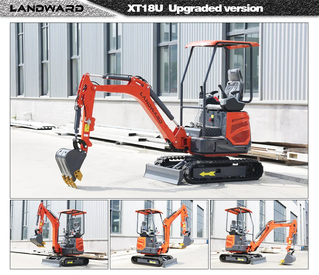 Mini escavatore 1,8 t compatto per scavi e paesaggistica - immagine 10
