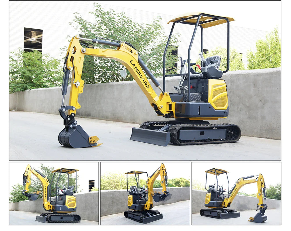 Mini escavatore 1,8 t compatto per scavi e paesaggistica - immagine 9