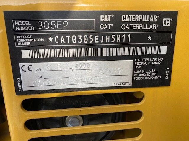 Mini escavatore Caterpillar 305E nuovo per lavori professionali - immagine 14