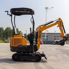 Mini escavatore cingolato 1 t compatto per giardino e cantiere