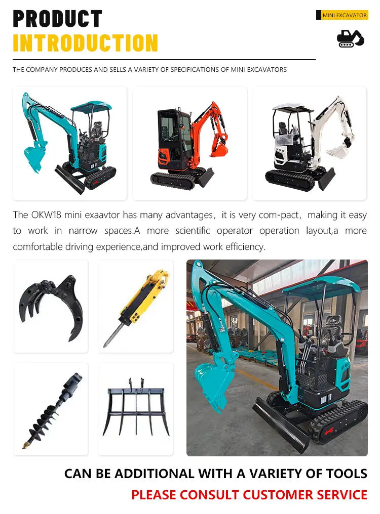 Mini escavatore cingolato 1,8 t per lavori versatili - immagine 12