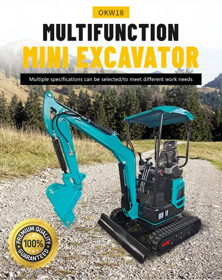 Mini escavatore cingolato 1,8 t per lavori versatili - immagine 9