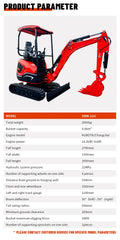 Mini escavatore cingolato 2,2 t per cantieri compatti - immagine 4