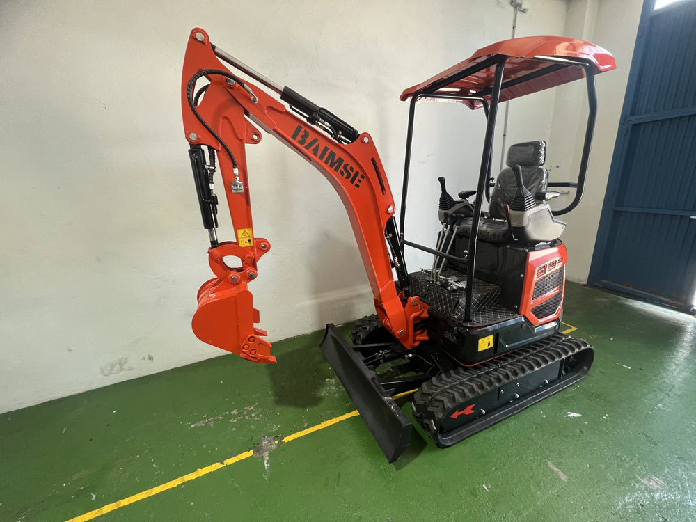 Mini escavatore rotativo Baimse 1800 kg con motore Kubota - immagine 7