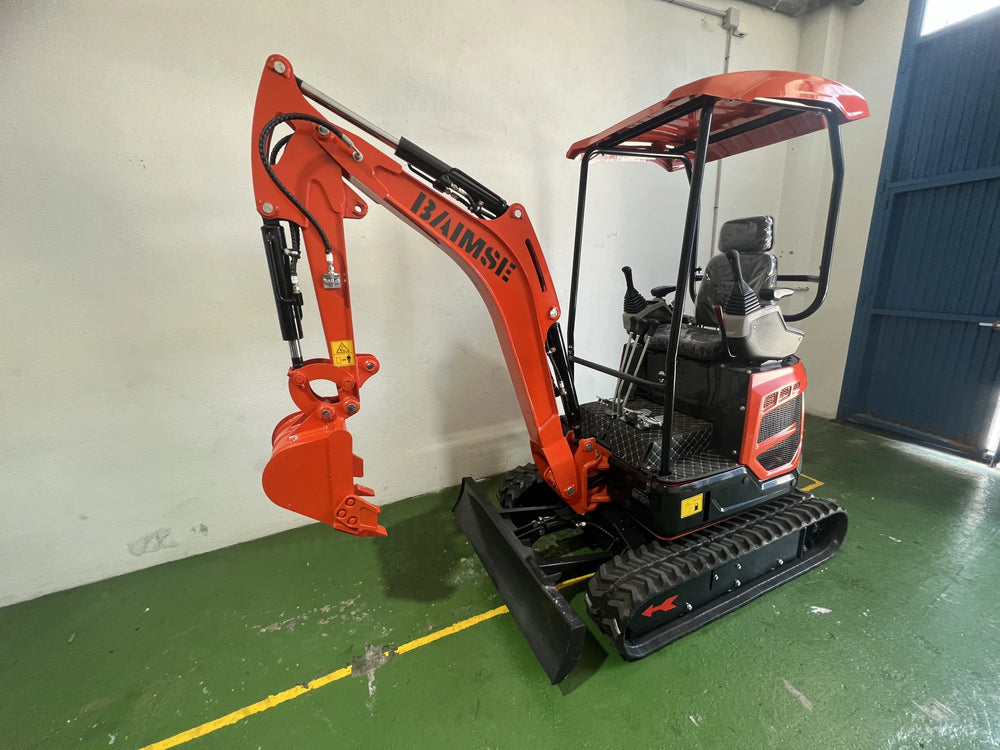 Mini escavatore rotativo Baimse 1800 kg con motore Kubota - immagine 8