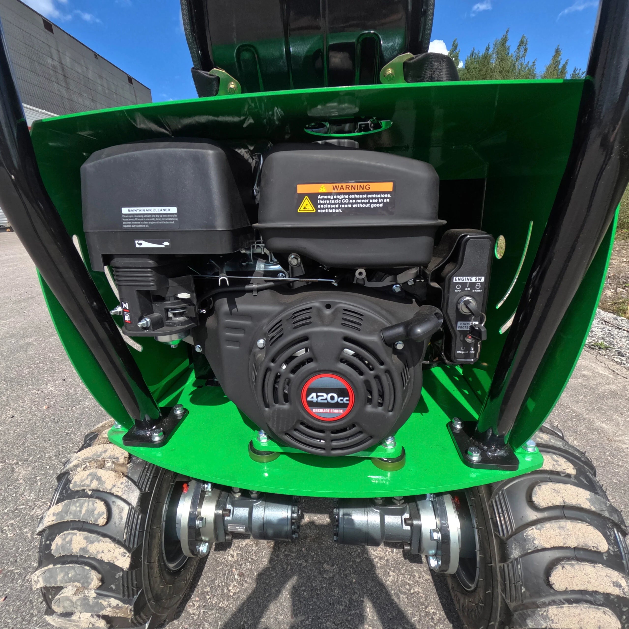 Mini escavatore su ruote Caivu HFT7 agile e pratico - immagine 12