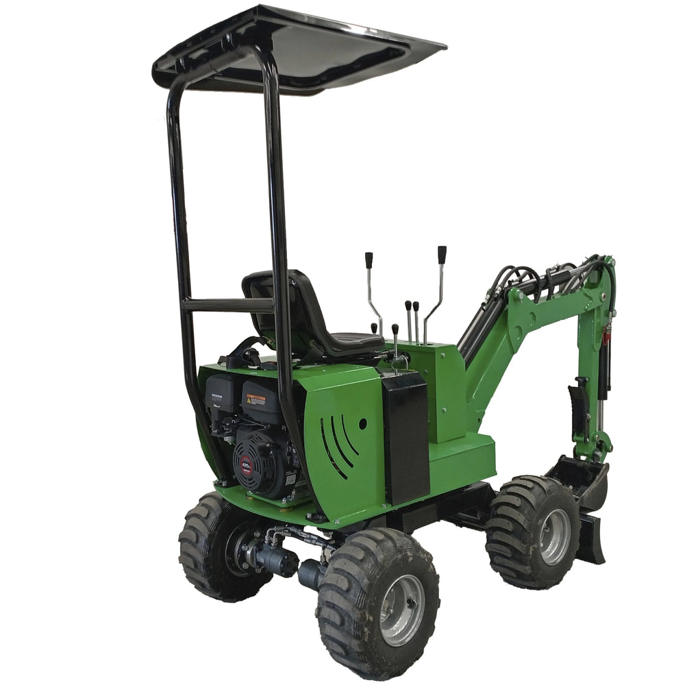 Mini escavatore su ruote Caivu HFT7 agile e pratico - immagine 19