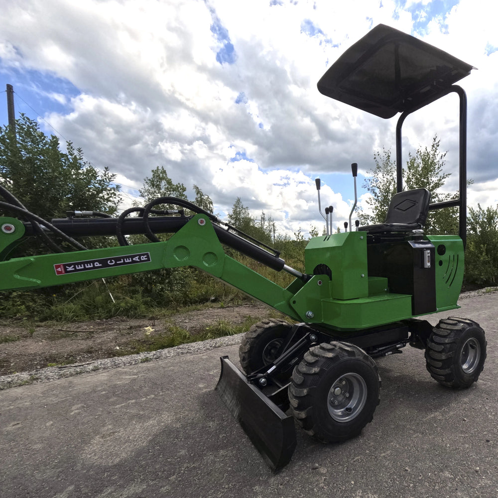 Mini escavatore su ruote Caivu HFT7 agile e pratico - immagine 21