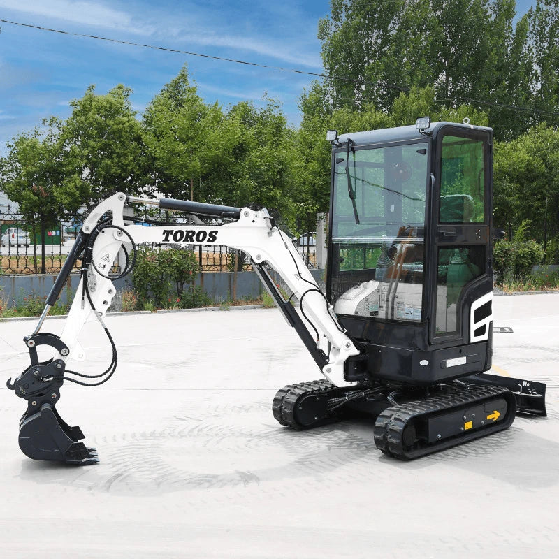 Mini escavatore Toros 1,8 t Kubota D902 per cantieri versatili - immagine 5