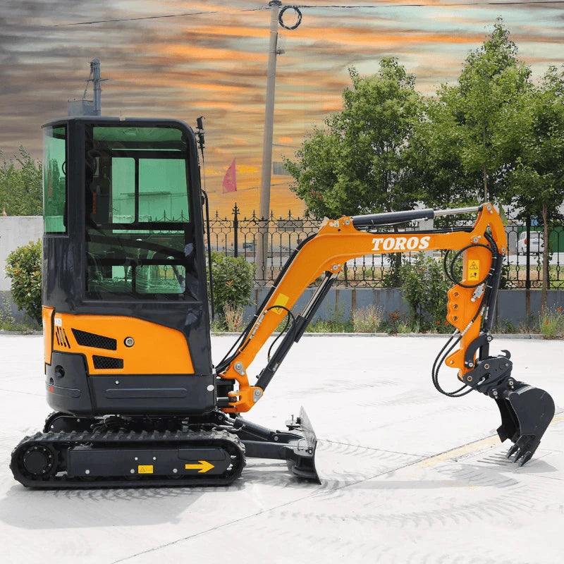 Mini escavatore Toros 1,8 t Kubota D902 per cantieri versatili - immagine 6