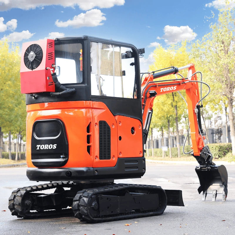 Mini escavatore Toros TE-25 2,5 t con cabina 24,5 kW - immagine 2
