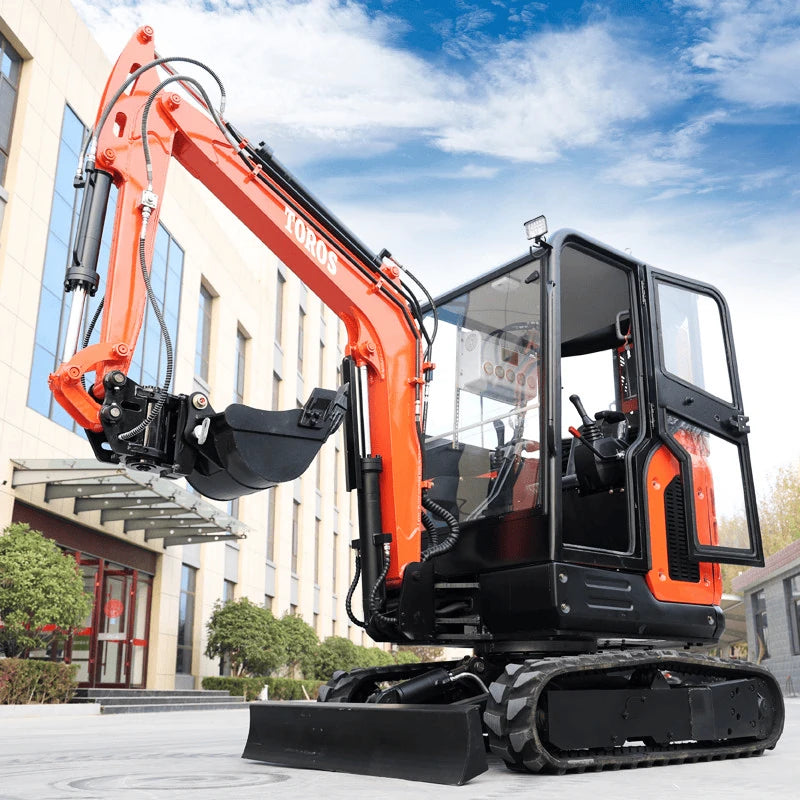 Mini escavatore Toros TE-25 2,5 t con cabina 24,5 kW - immagine 3