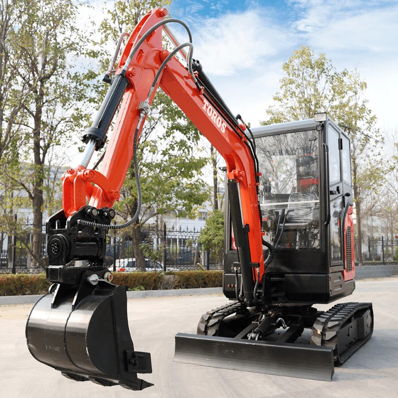 Mini escavatore Toros TE-25 2,5 t con cabina 24,5 kW - immagine 5